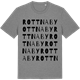 Mid Heather Gray t-shirt med Rottnaby ordlek t-shirt