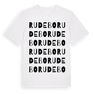 Rudebo ordlek t-shirt – ekologisk bomull t-shirt från Pinshirt