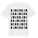 Ruder ordlek t-shirt