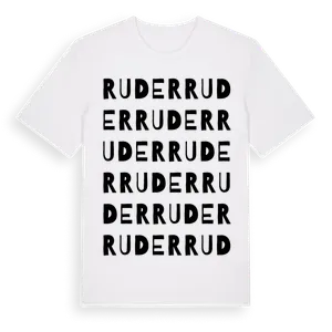 Ruder ordlek t-shirt – ekologisk bomull t-shirt från Pinshirt