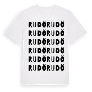 Rudö ordlek t-shirt – ekologisk bomull t-shirt från Pinshirt