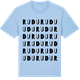 Blue Soul t-shirt med Rudu ordlek t-shirt