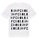 Rumpebol ordlek t-shirt