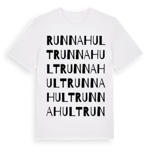 Runnahult ordlek t-shirt – ekologisk bomull t-shirt från Pinshirt