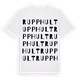 White t-shirt med Rupphult ordlek t-shirt