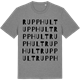 Mid Heather Gray t-shirt med Rupphult ordlek t-shirt