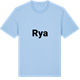 Blue Soul t-shirt med Rya fetstil t-shirt