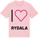 Pink Cotton t-shirt med Jag älskar Rydala t-shirt stort tryck