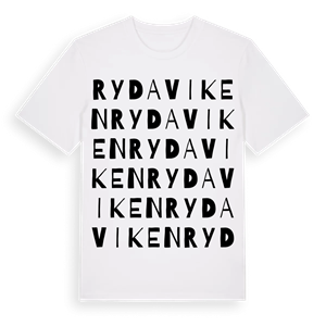 Rydaviken ordlek t-shirt – ekologisk bomull t-shirt från Pinshirt