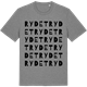Mid Heather Gray t-shirt med Rydet ordlek t-shirt