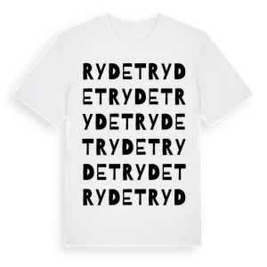 Rydet ordlek t-shirt – ekologisk bomull t-shirt från Pinshirt