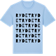 Blue Soul t-shirt med Rydet ordlek t-shirt