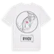 White t-shirt med Ryhov t-shirt