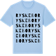 Blue Soul t-shirt med Ryskebo ordlek t-shirt