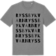Mid Heather Gray t-shirt med Ryssby kvarn ordlek t-shirt