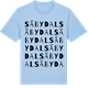 Blue Soul t-shirt med Säbydal ordlek t-shirt