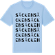 Blue Soul t-shirt med Säcken ordlek t-shirt