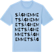 Blue Soul t-shirt med Såghemmet ordlek t-shirt