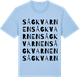 Blue Soul t-shirt med Sågkvarnen ordlek t-shirt