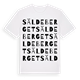 Säldeberget ordlek t-shirt