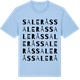 Blue Soul t-shirt med Salerås ordlek t-shirt