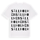 Sällholmen ordlek t-shirt