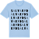 Blue Soul t-shirt med Salvaryd ordlek t-shirt