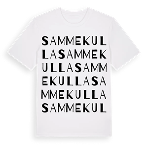 Sammekulla ordlek t-shirt – ekologisk bomull t-shirt från Pinshirt