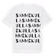 Sammekulla ordlek t-shirt