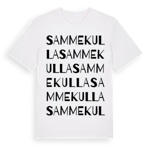 Sammekulla ordlek t-shirt – ekologisk bomull t-shirt från Pinshirt