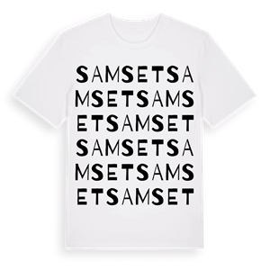 Samset ordlek t-shirt – ekologisk bomull t-shirt från Pinshirt