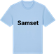 Blue Soul t-shirt med Samset fetstil t-shirt
