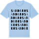 Blue Soul t-shirt med Sandbro ordlek t-shirt