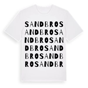 Sandbro ordlek t-shirt – ekologisk bomull t-shirt från Pinshirt