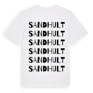 Sandhult ordlek t-shirt – ekologisk bomull t-shirt från Pinshirt