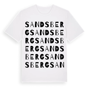 Sandsberg ordlek t-shirt – ekologisk bomull t-shirt från Pinshirt