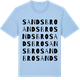 Blue Soul t-shirt med Sandsbro ordlek t-shirt
