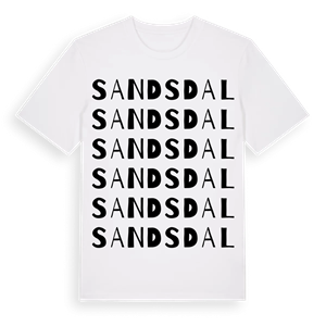 Sandsdal ordlek t-shirt – ekologisk bomull t-shirt från Pinshirt