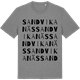 Mid Heather Gray t-shirt med Sandvikanäs ordlek t-shirt