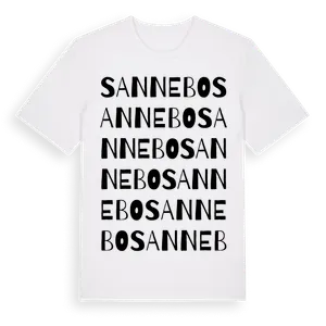 Sannebo ordlek t-shirt – ekologisk bomull t-shirt från Pinshirt