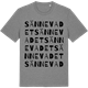 Mid Heather Gray t-shirt med Sännevadet ordlek t-shirt