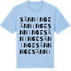 Blue Soul t-shirt med Sänninge ordlek t-shirt