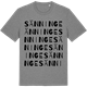 Mid Heather Gray t-shirt med Sänninge ordlek t-shirt