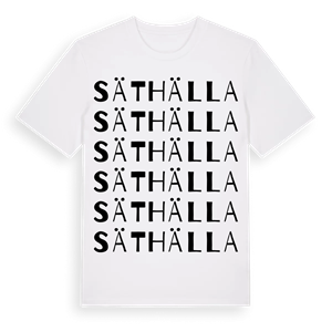 Säthälla ordlek t-shirt – ekologisk bomull t-shirt från Pinshirt