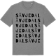 Mid Heather Gray t-shirt med Sävjedal ordlek t-shirt