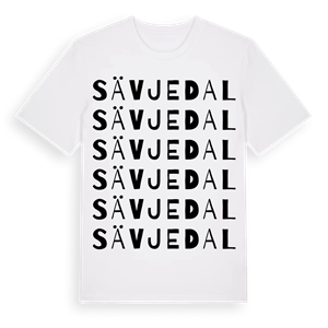 Sävjedal ordlek t-shirt – ekologisk bomull t-shirt från Pinshirt