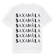 Saxamåla ordlek t-shirt