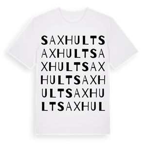 Saxhult ordlek t-shirt – ekologisk bomull t-shirt från Pinshirt