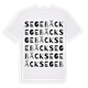 White t-shirt med Segebäck ordlek t-shirt