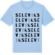 Blue Soul t-shirt med Selevik ordlek t-shirt